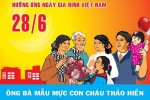 Các hoạt động hưởng ứng ngày gia đình Việt Nam