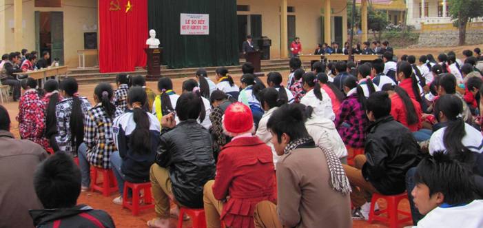 Lễ sơ kết học kì I năm học 2010-2011